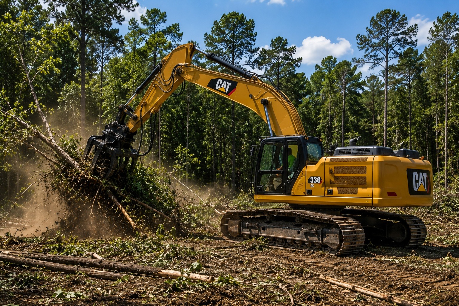 Land clearing work